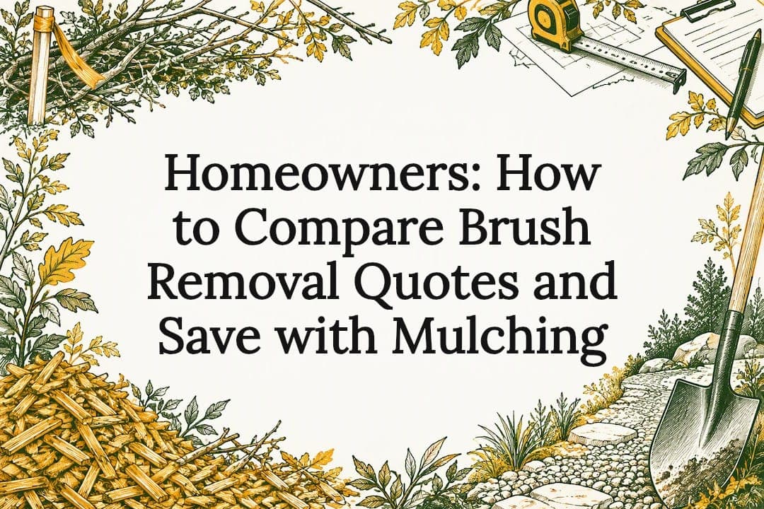 Homeowners: How to Compare Brush Removal Quotes and Save with Mulching