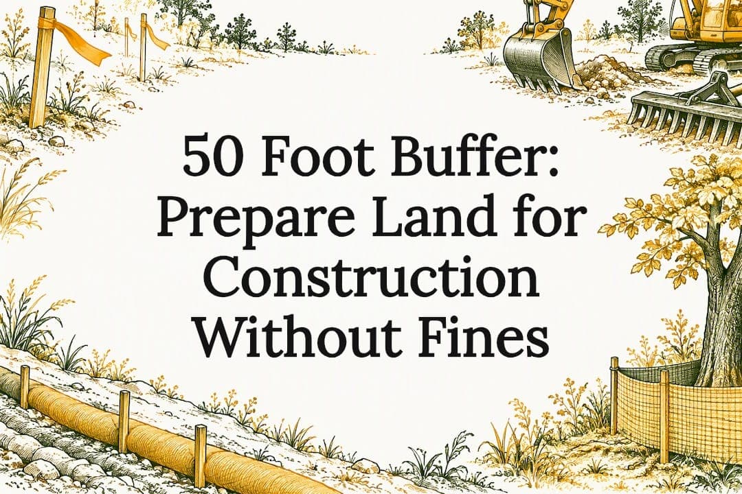 50 Foot Buffer: Prepare Land for Construction Without Fines