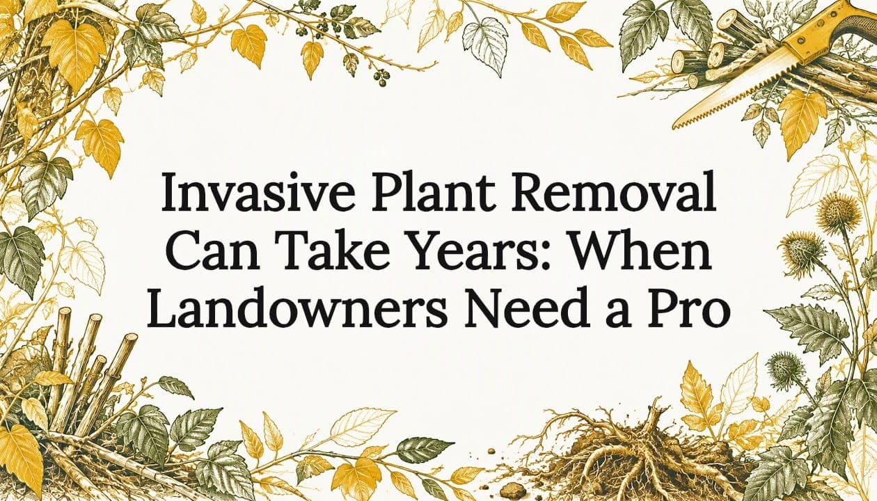 Invasive Plant Removal Can Take Years: When Landowners Need a Pro