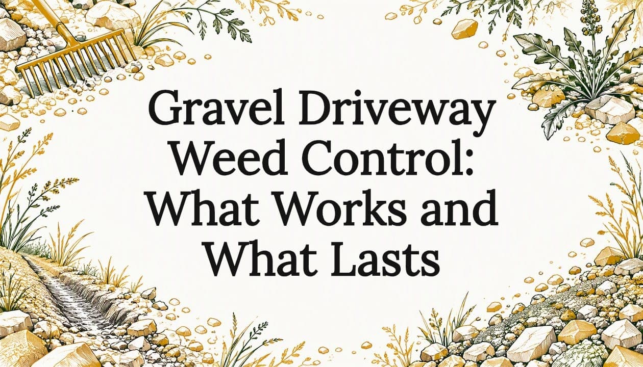 Gravel Driveway Weed Control: What Works and What Lasts