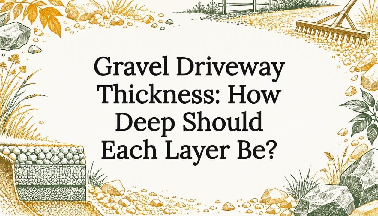 Gravel Driveway Thickness: How Deep Should Each Layer Be?