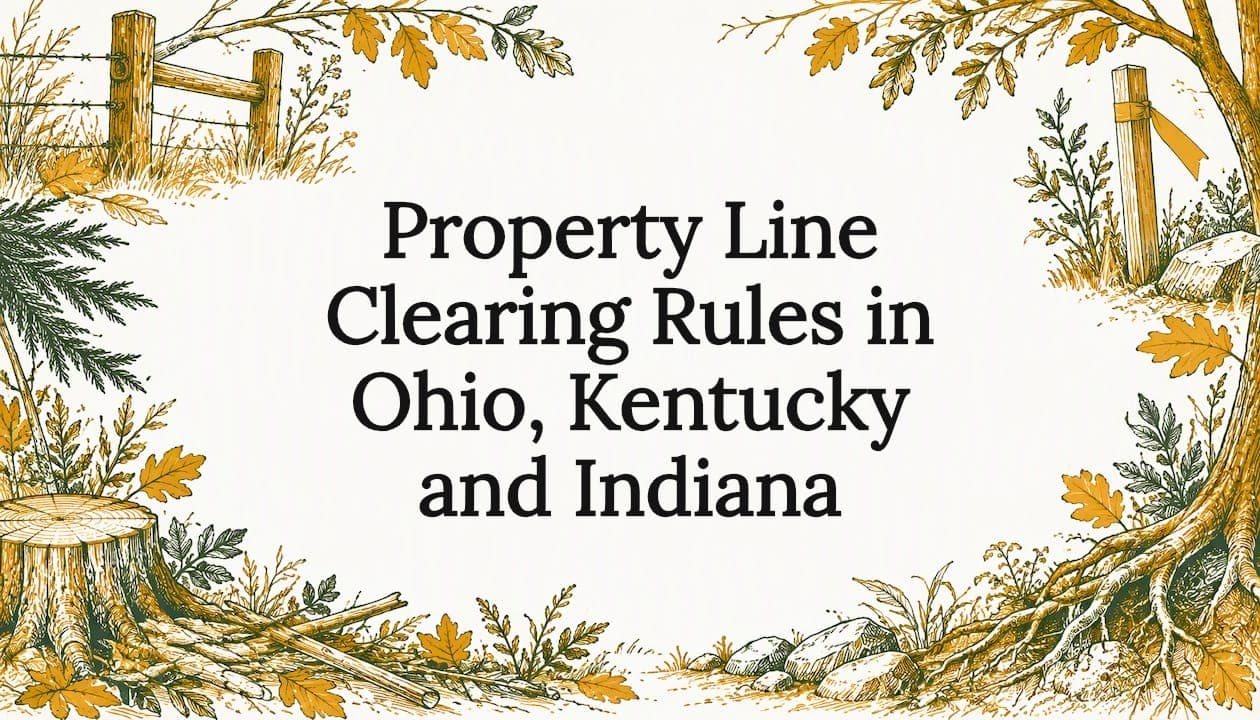 Property Line Clearing Rules in Ohio, Kentucky and Indiana