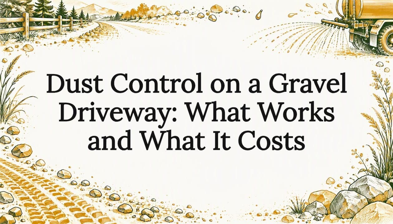 Dust Control on a Gravel Driveway: What Works and What It Costs