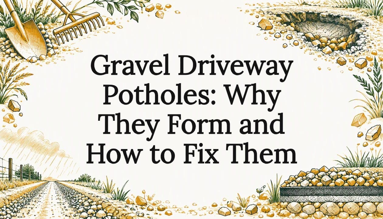 Gravel Driveway Potholes: Why They Form and How to Fix Them